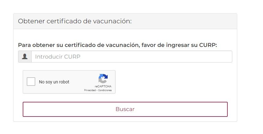 Certificado de vacunación. ¿Cómo corregir algún error?