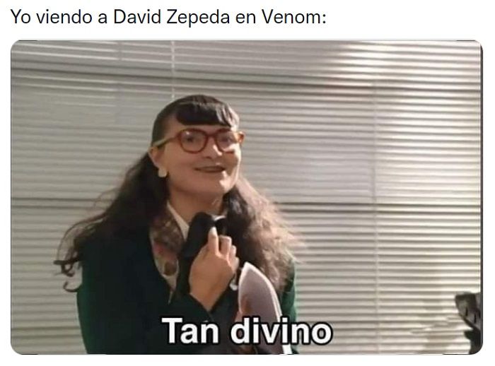 David Zepeda. Los memes de su escena en Venom 2 