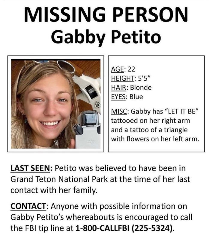 Reportan la desaparición de Gabby Petito