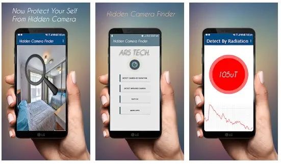 Aplicaciones para detectar cámaras ocultas