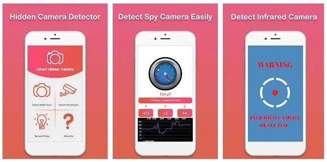 Aplicaciones para detectar cámaras ocultas
