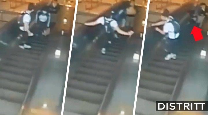 EU. Hombre patea a mujer en escaleras del Metro de NY