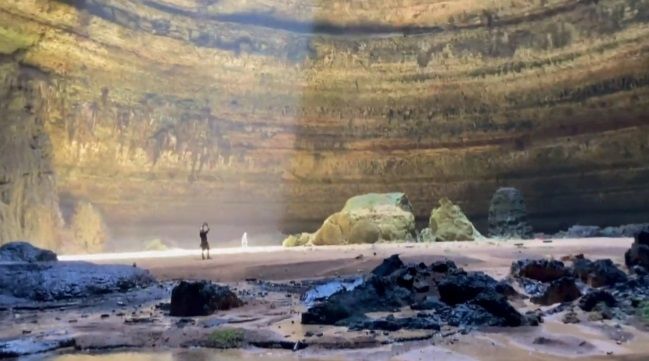 Así luce el pozo del infierno