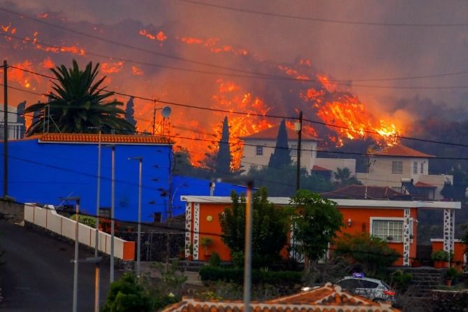 Consecuencias de la erupción de volcán en La Palma