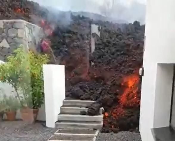 Fotos y videos de la erupción de volcán en La Palma