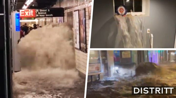 Inundaciones en Nueva York: los videos tras el paso de Ida