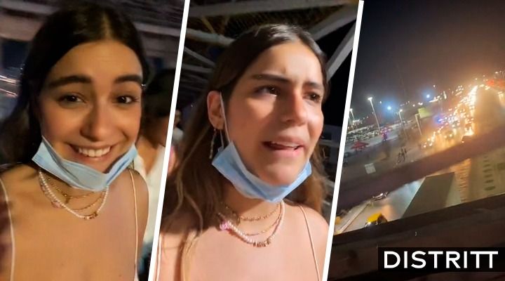 Joven se emociona al cruzar puente peatonal y se hace viral