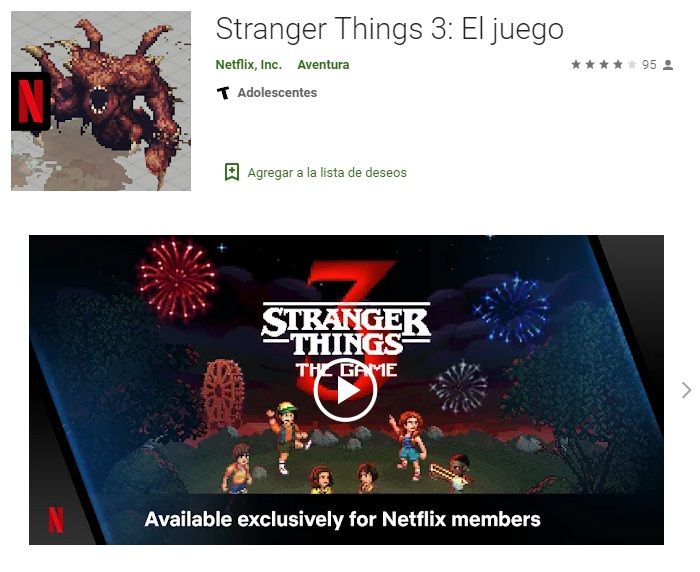 ¿Cuáles son los juegos que lanzó Netflix?