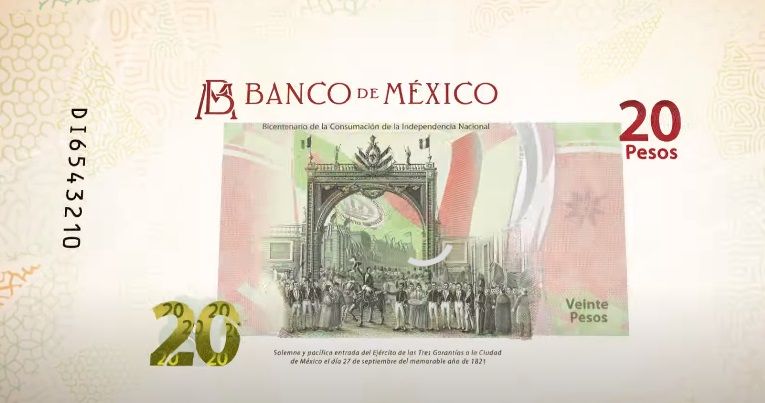 Nuevo billete de 20 pesos. Diseño y características |FOTOS