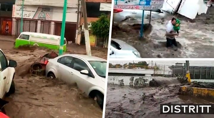 Lluvias en Ecatepec. Los videos de las inundaciones