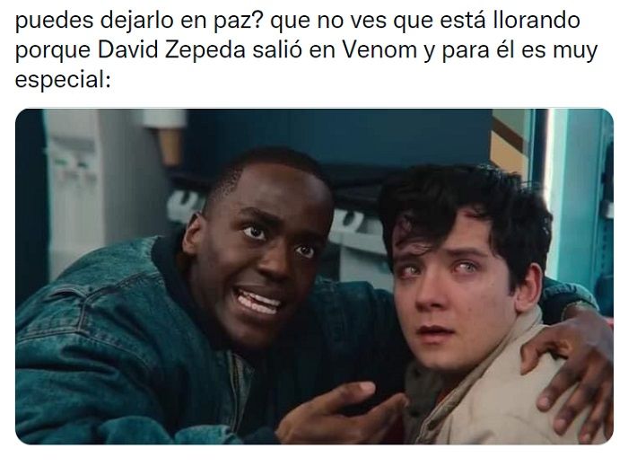 David Zepeda. Los memes de su escena en Venom 2 