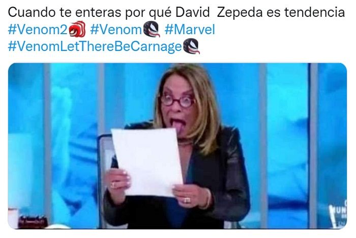 David Zepeda. Los memes de su escena en Venom 2 