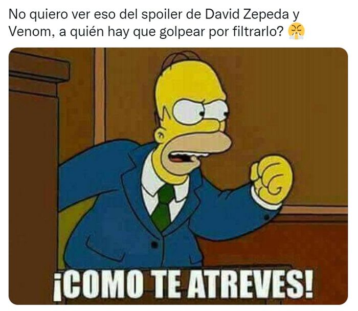 David Zepeda. Los memes de su escena en Venom 2 