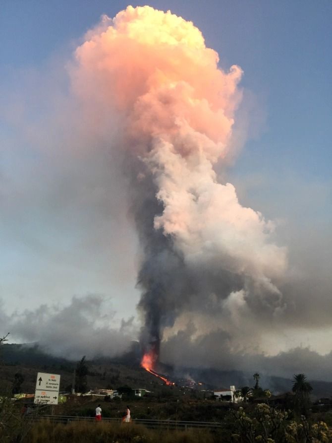 Consecuencias de la erupción de volcán en La Palma