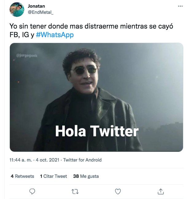 Memes de la caída de Facebook, WhatsApp e Instagram