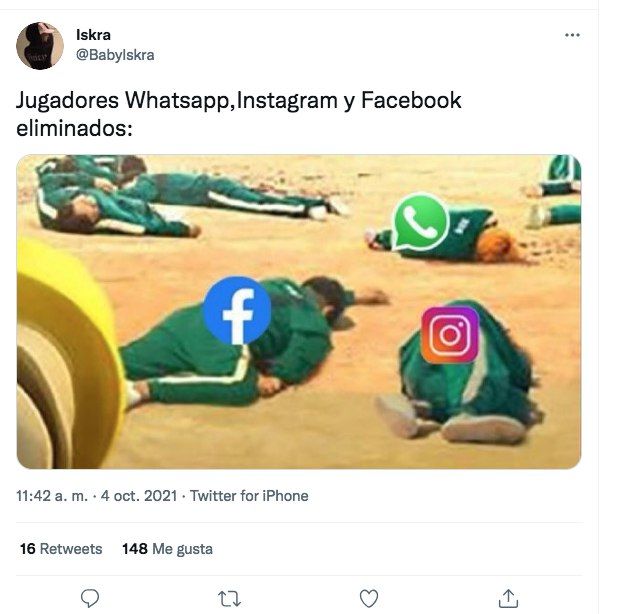 Memes de la caída de Facebook, WhatsApp e Instagram