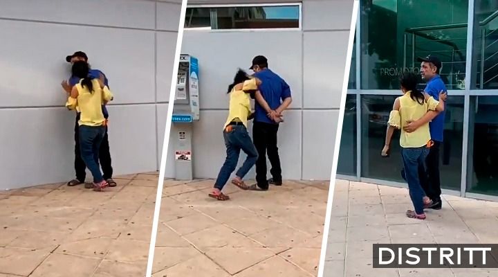 Ya no me hagas daño: captan a mujer golpeando a hombre en Sinaloa |VIDEO