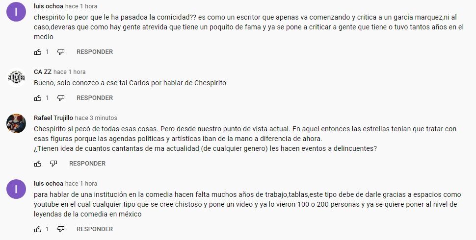 Crítica de Ballarta sobre Chespirito divide opiniones