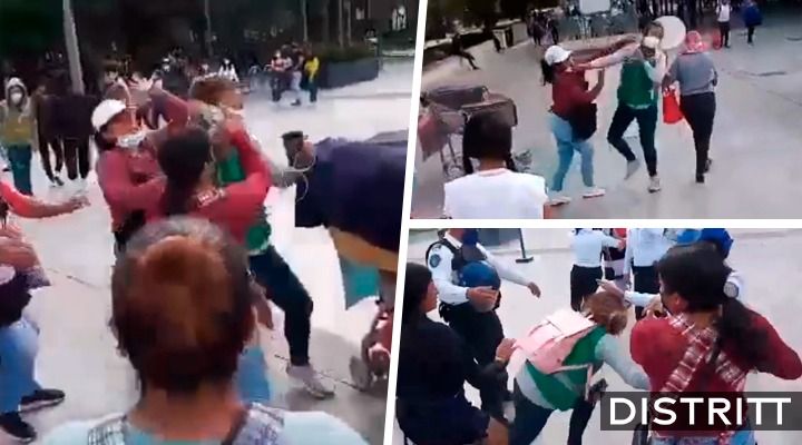 CDMX. Comerciantes golpean a funcionaria pública |VIDEO