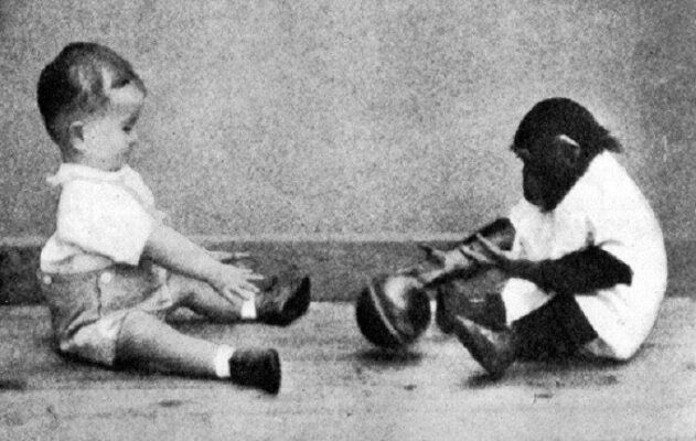 Donald Kellogg El Beb Criado Con Un Mono Como Experimento donald-kellogg-el-beb-criado-con-un-mono-como-experimento