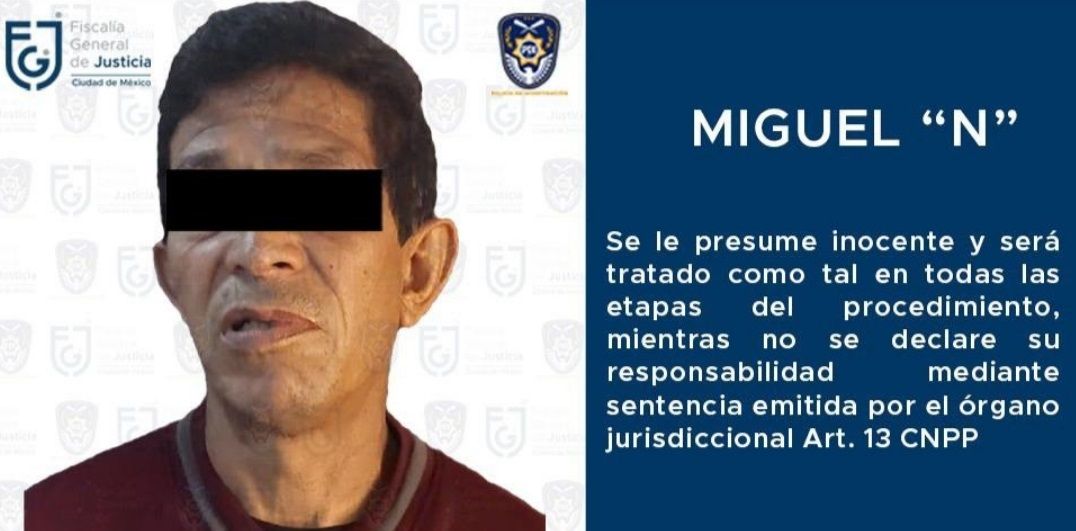 Detienen a Miguel Parada, presunto violador serial de CDMX