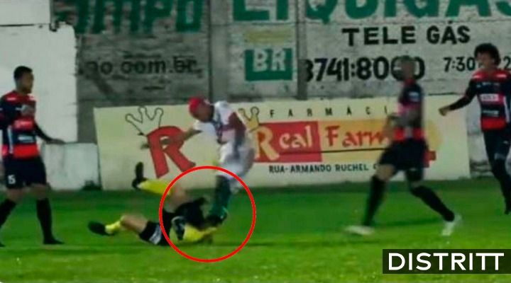 Futbolista patea a árbitro en la cara; lo acusan de intento de homicidio |VIDEO