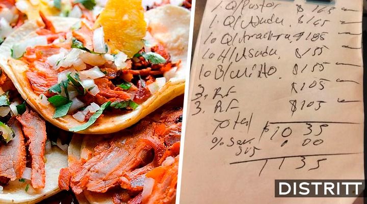 Compra 5 tacos en feria y paga más de mil pesos; se viraliza