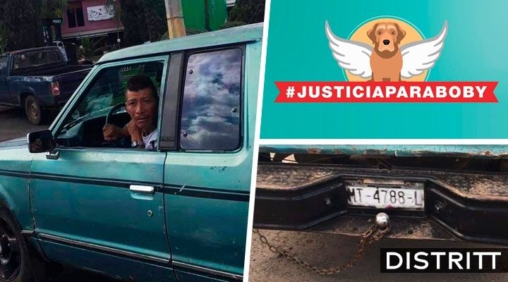 Justicia para Boby. Hombre arrastra a perro en Michoacán