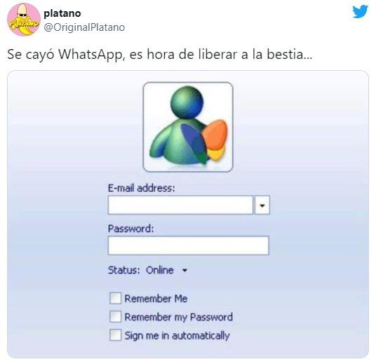 Memes de la caída de Facebook, WhatsApp e Instagram