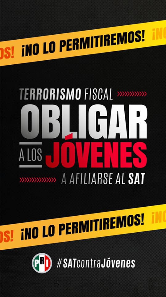 Jorge Rojo rechaza RFC obligatorio para jóvenes; acusa terrorismo fiscal