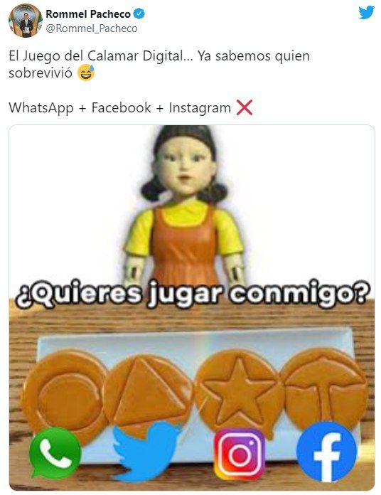 Memes de la caída de Facebook, WhatsApp e Instagram