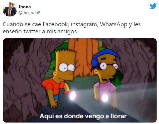 Memes de la caída de Facebook, WhatsApp e Instagram