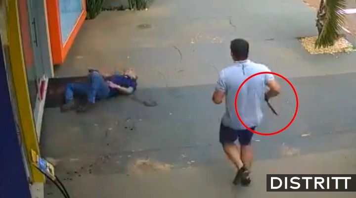 Hombre apuñala al amante de su esposa en Brasil |VIDEO