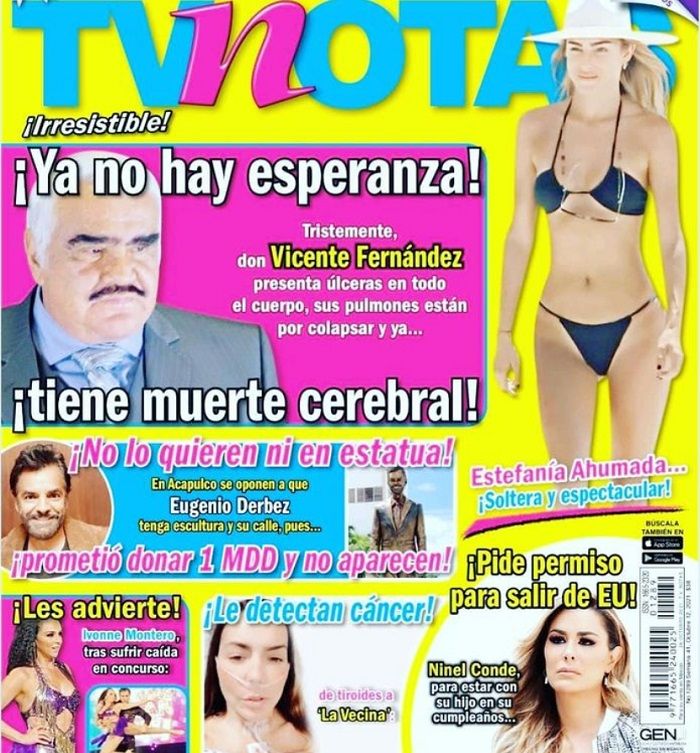 Aseguran que Vicente Fernández sí tiene muerte cerebral