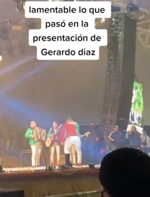 Gerardo Díaz. Así fue balacera en su concierto | VIDEOS