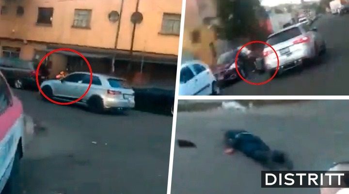 Conductor arrastra a policía de tránsito en CDMX |VIDEO