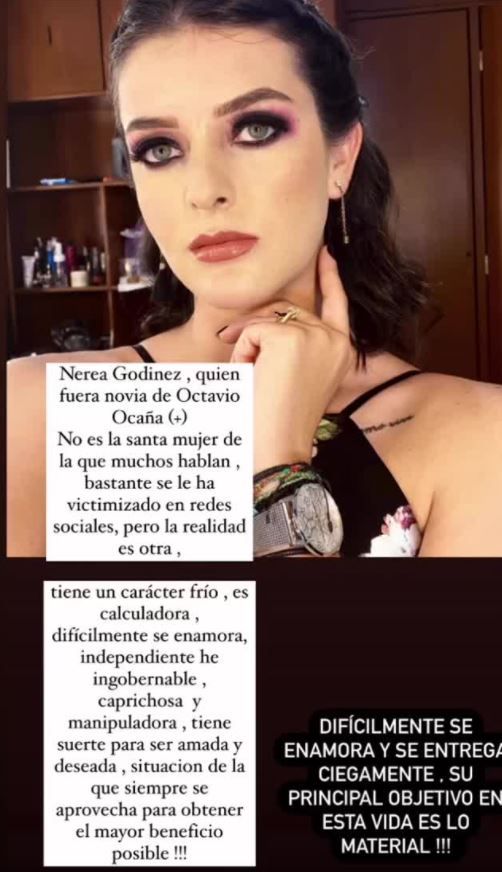 Nerea Godínez. Exhiben lado oscuro de novia de Octavio Ocaña