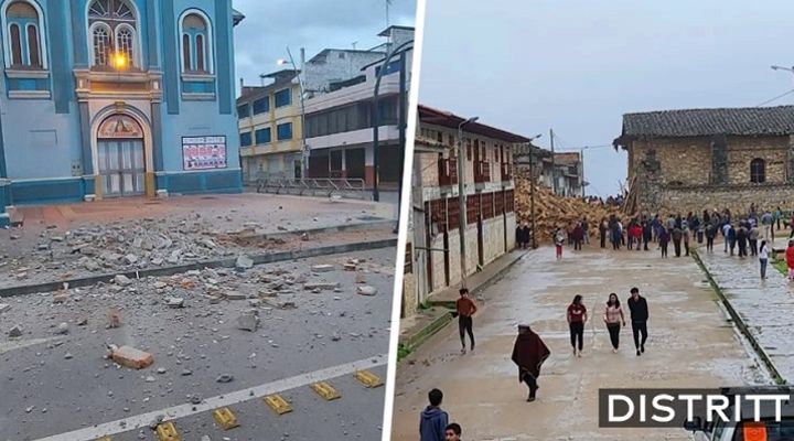 Difunden imágenes y videos sobre el terremoto registrado en Perú
