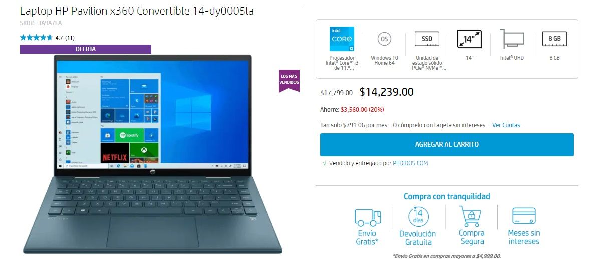 Ofertas de laptops para este Buen Fin 2021