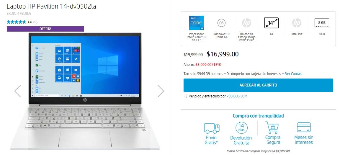 Ofertas de laptops para este Buen Fin 2021