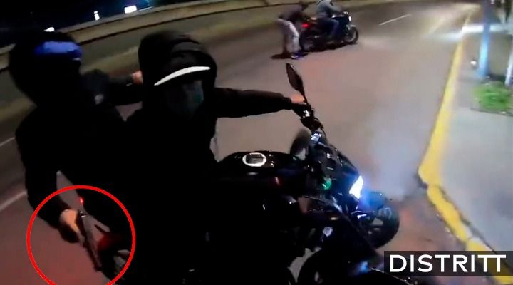 Edomex. Motociclista graba su asalto en Coacalco |VIDEO