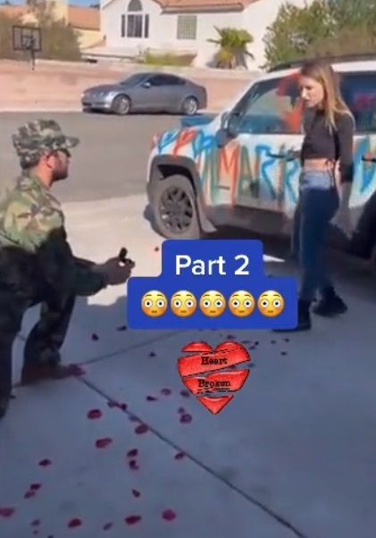 Video de soldado pidiendo matrimonio se hace viral