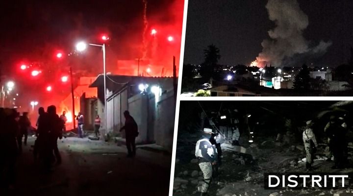 Nueva explosión en Tultepec. Difunden fotos y videos