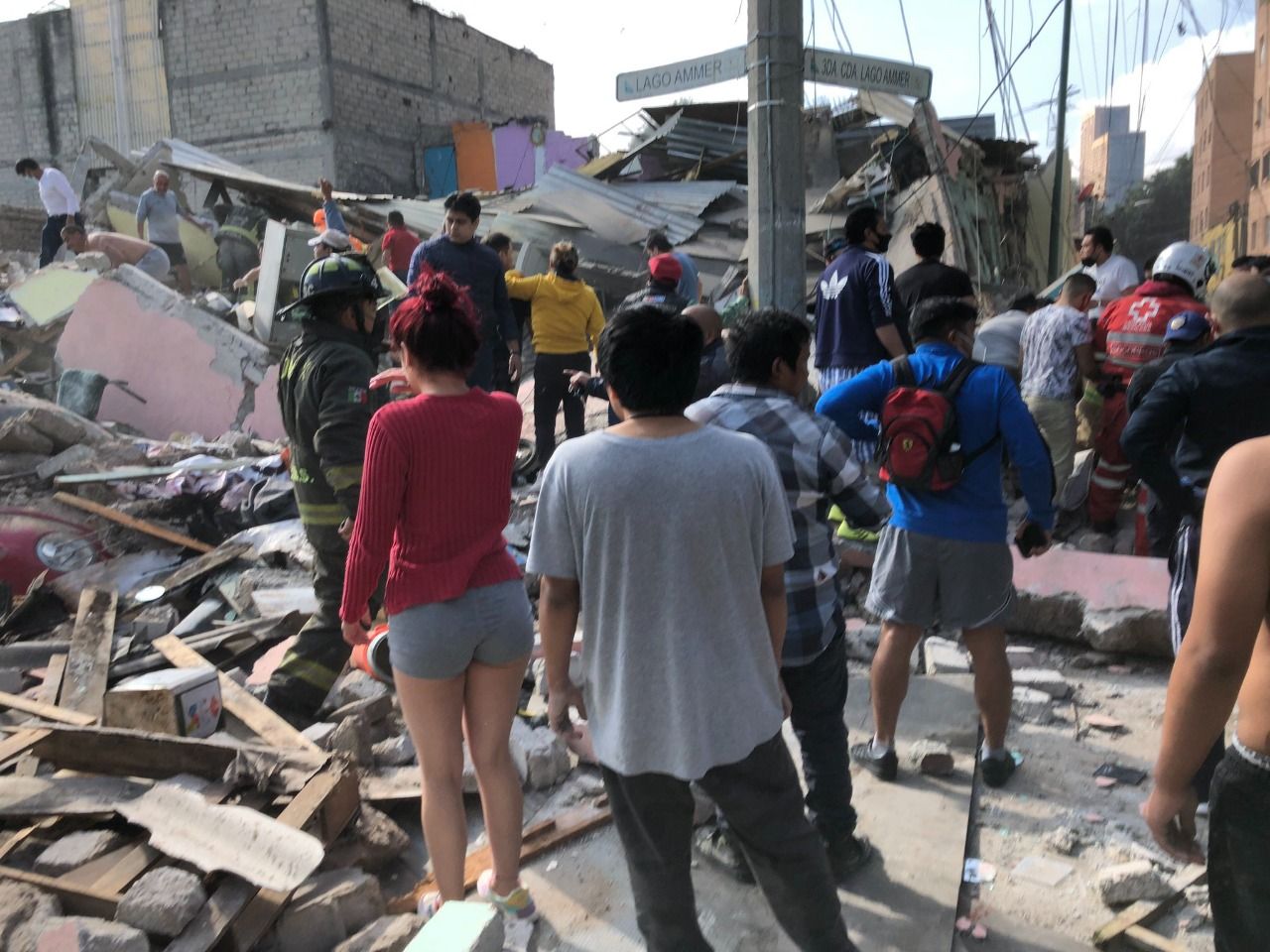 Difunden fotos y videos de explosión en la Miguel Hidalgo