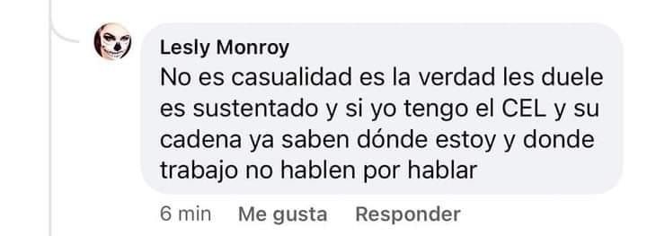 El video de Lesly Monroy se viralizó y recibió una ola de comentarios negativos. Los usuarios la acusaron de haber robado la esclava de oro del actor.