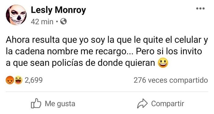 El video de Lesly Monroy se viralizó y recibió una ola de comentarios negativos. Los usuarios la acusaron de haber robado la esclava de oro del actor.