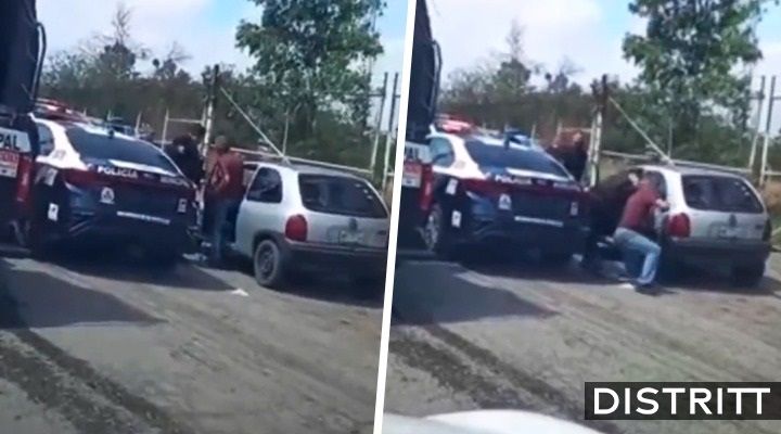 Policías de Cuautitlán Izcalli golpean a adulto mayor