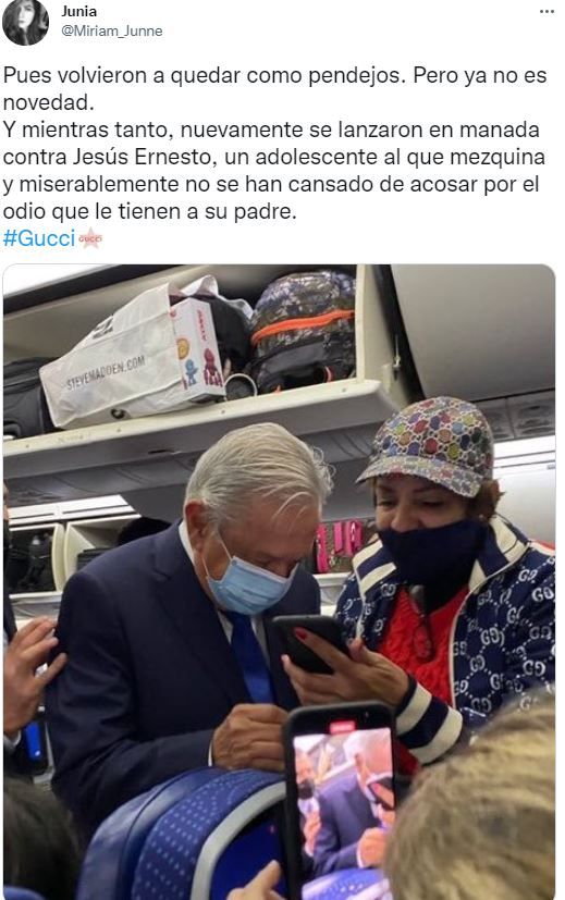 La verdad sobre chamarra Gucci de AMLO