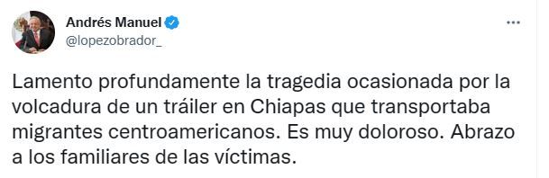 Mueren migrantes en Chiapas