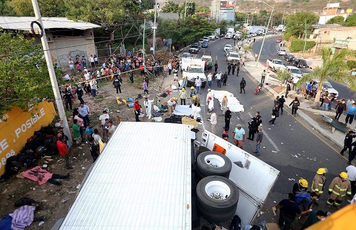 Migrante narra cómo fue accidente en Chiapas